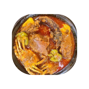 Foutou + Sauce graine