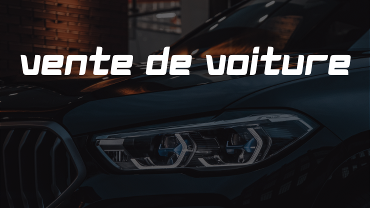 🚗 Vente de voitures